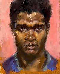 A simple portrait painting used as a photo for privacy reasons.